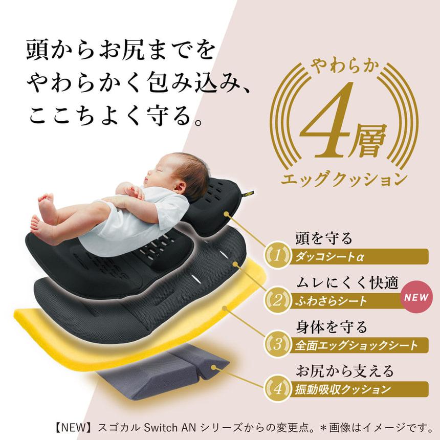Combi（コンビ） ベビーカー スゴカルSwitch エッグショック AS