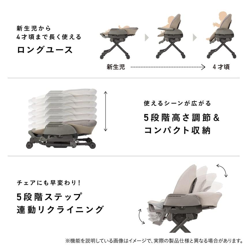 ネムリラ コンビ Combi 手動 スウィング CS ハイローベッド 【19307