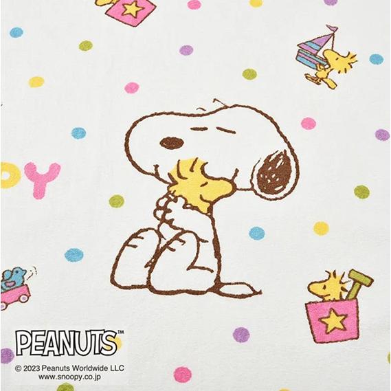 西川リビング スヌーピー ドット タオルケット『WR52240000700