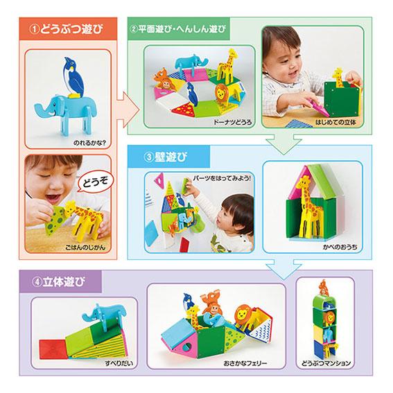 ピタゴラス　知育いっぱい！どうぶつえんDX キッズ　磁石玩具トイザらス限定　廃盤 ピタゴラス BASIC 知育いっぱい！どうぶつえん ピープル NEW COLOR