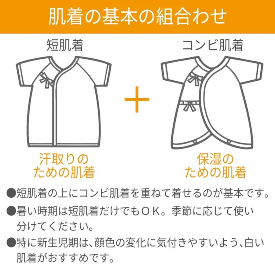 ミキハウス ホットビスケッツ mikihouse 総柄 通年用 肌着セット（50cm