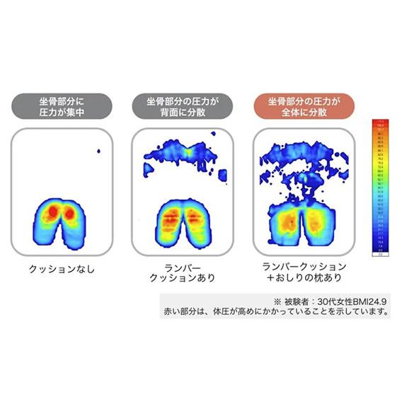 西川 Keeps(キープス)ランバークッション(腰のまくら)【HG93104652】の画像