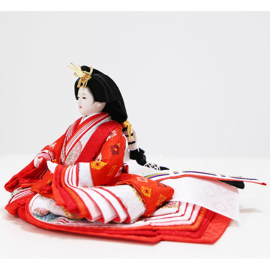 雛人形 あねもね 親王飾り HARUKURA 正絹 平飾り おしゃれ ひな人形