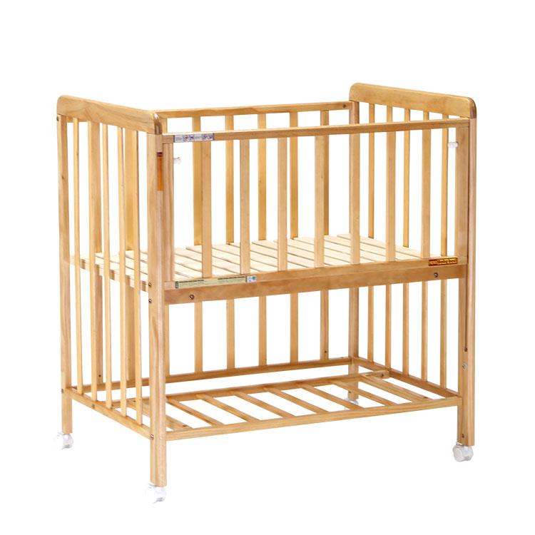 ヤトミ　ベビーベッド ヤトミ ミニベビーベッド ミミ2 棚板付き ベビーベッド