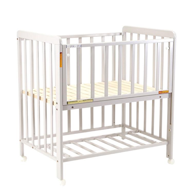 ヤトミ 【B品】ヤトミ ミニベビーベッド ミミ2 棚板付き ベビーベッド