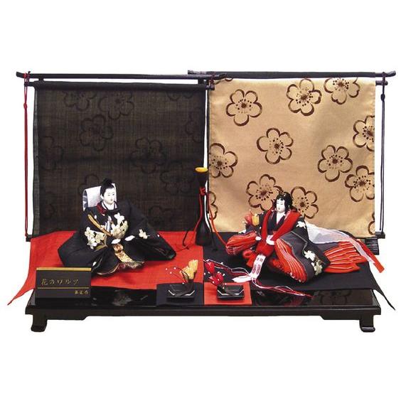 雛人形・ひな人形］後藤由香子作 花のワルツ 【親王飾り】【平飾り