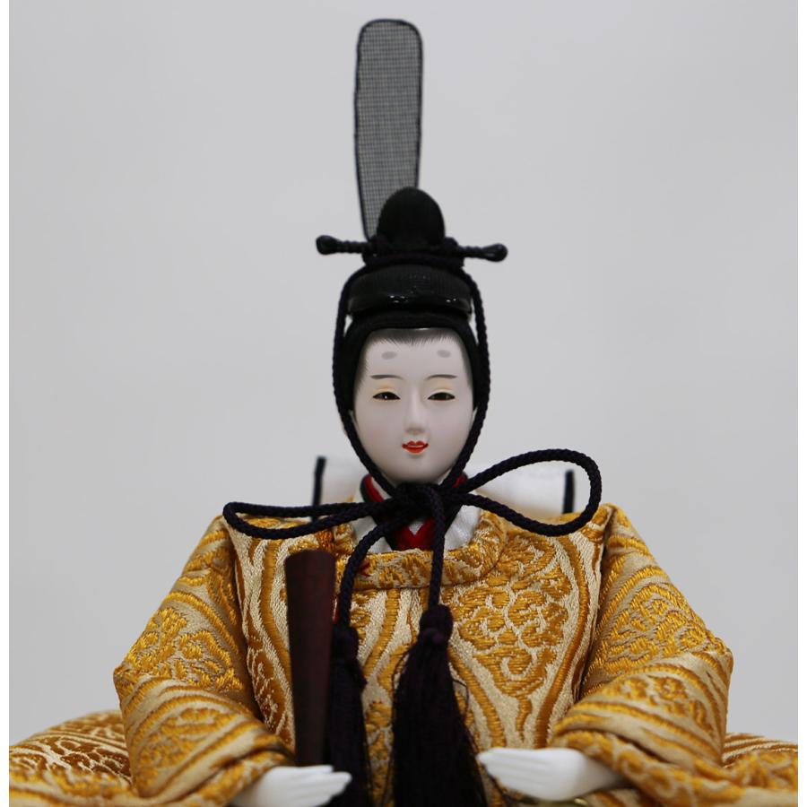 雛人形 翡翠（ひすい）親王飾り HARUKURA 平飾り おしゃれ ひな人形