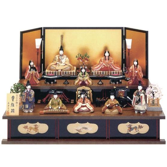 雛人形 木目込み 真多呂作 豊雅十人飾り : 赤ちゃんデパート - 通販