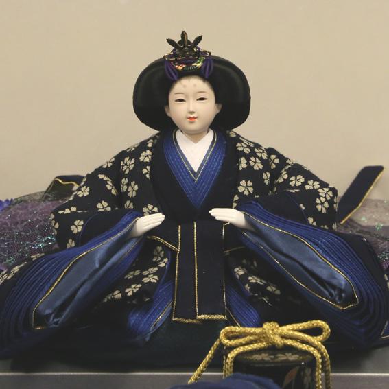 雛人形 三段飾り 藍 : 赤ちゃんデパート - 通販 - Yahoo!ショッピング