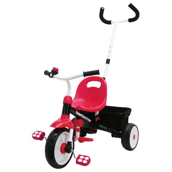 トコトコトライク 三輪車 レッド TokoTokoTrike キャノピー 子供 外