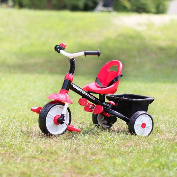 トコトコトライク 三輪車 レッド TokoTokoTrike キャノピー 子供 外