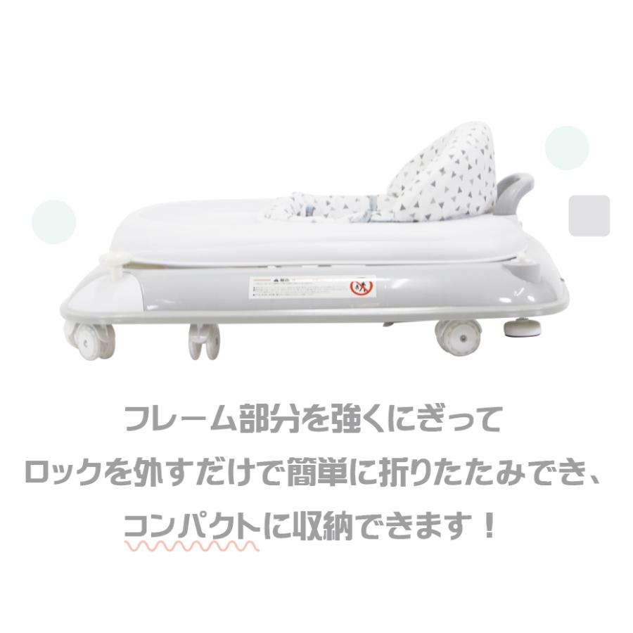 歩行器 ベビー モネ ベビーウォーカー  歩く練習 赤ちゃん テーブル付き 折りたたみ おもちゃ付き 歩行機 歩行訓練【爆買】の画像