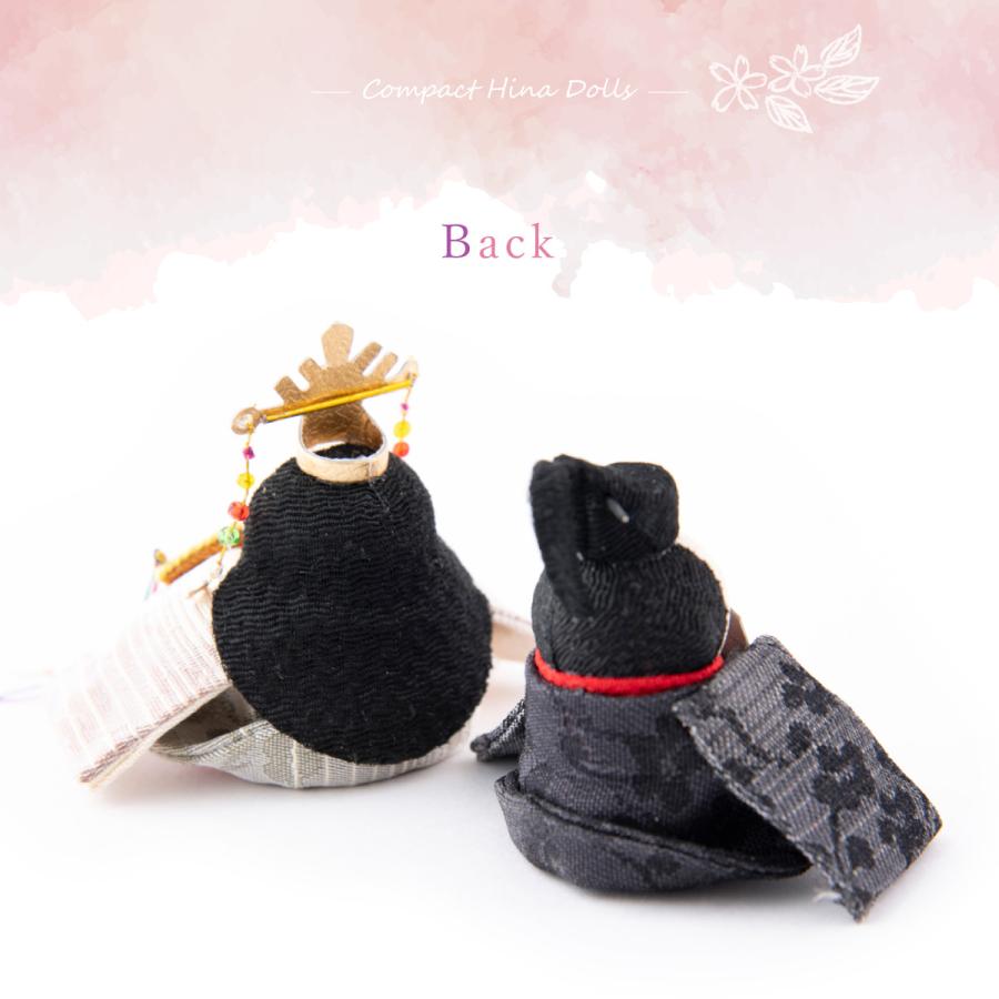 リュウコドウ 雛人形 ひな人形 コンパクト おしゃれ お雛様 ちりめん