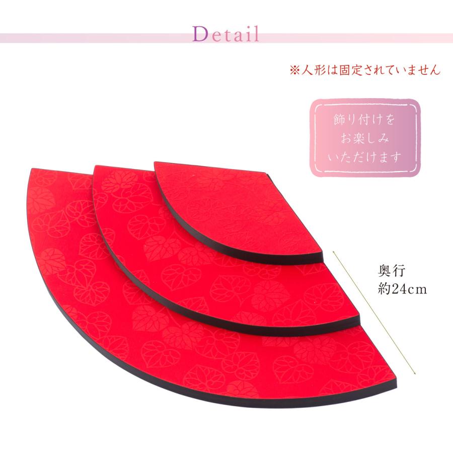 リュウコドウ 雛人形 ひな人形 コンパクト おしゃれ お雛様 ちりめん