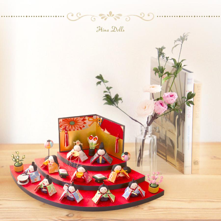 リュウコドウ 雛人形 ひな人形 コンパクト おしゃれ お雛様 雛