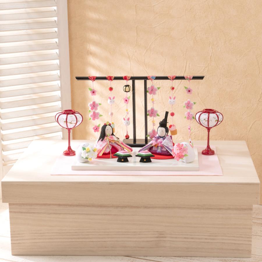 リュウコドウ 最終SALE 2/26正午まで 雛人形 ひな人形 コンパクト