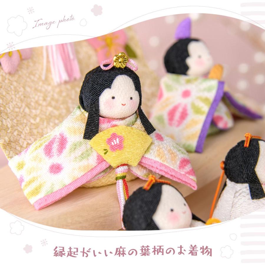 リュウコドウ 雛人形 コンパクト お雛様 雛 ひな人形 かわいい 2WAY
