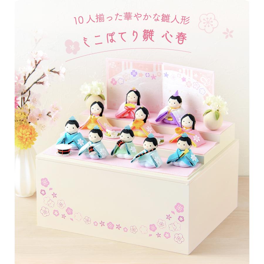 リュウコドウ 新発売!! 雛人形 ひな人形 コンパクト おしゃれ お雛様