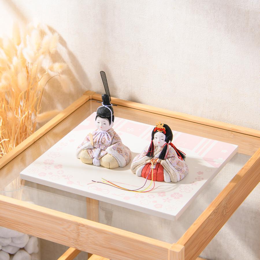 今がお得 新作 雛人形 コンパクト モダン 木目込み 木目込雛人形
