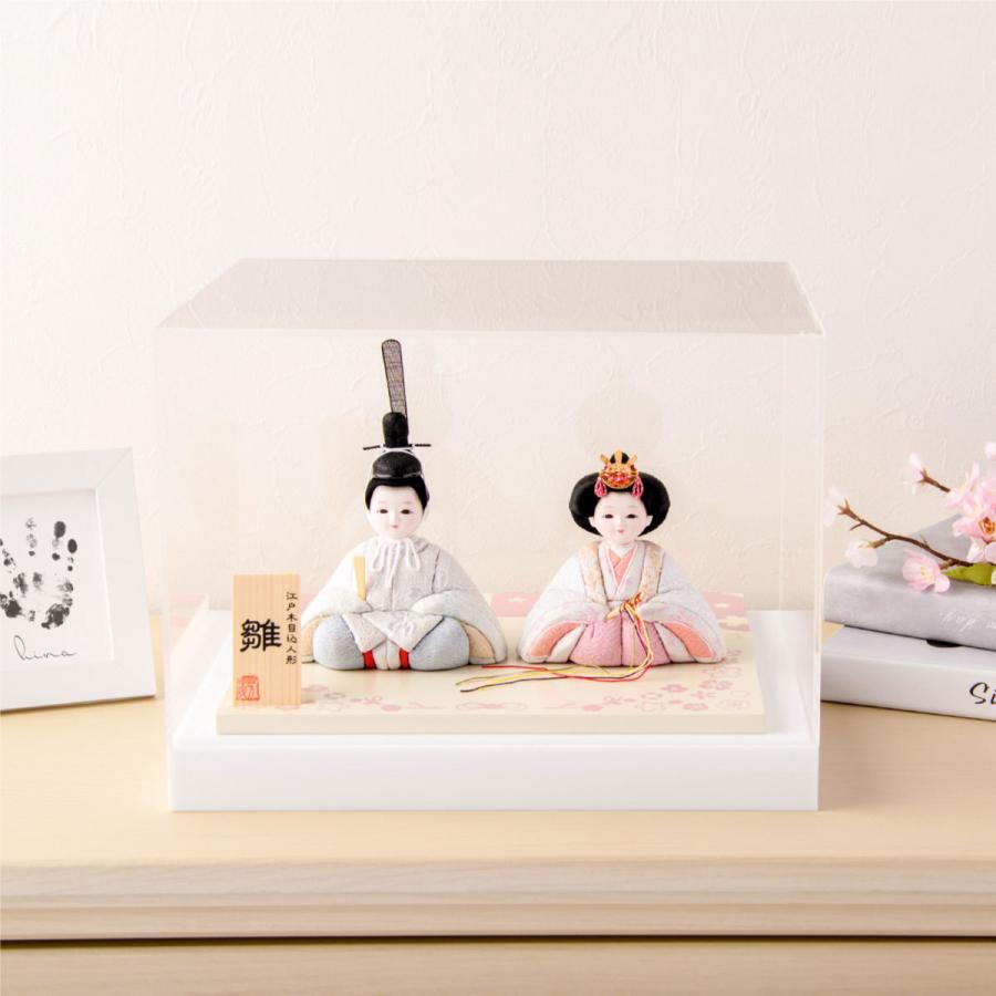 木目込⭐︎お雛様 新作 雛人形 コンパクト 木目込み 木目込雛人形 西陣織 お雛様 春日雛