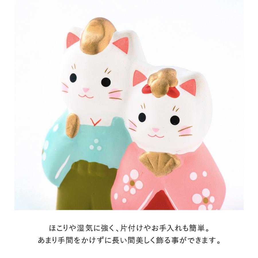 猫のお雛様　ねこ陶雛【大】立ち雛　♡m(=✧ω✧=)m♡ 猫のお雛様 ねこ陶雛【大】立ち雛 ♡m(=✧ω✧=)