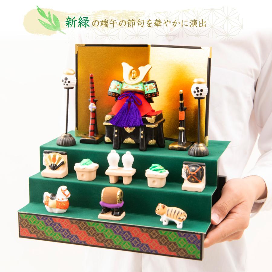 お得 五月人形 コンパクト おしゃれ 兜 兜飾り 名前 札 こどもの日 桐
