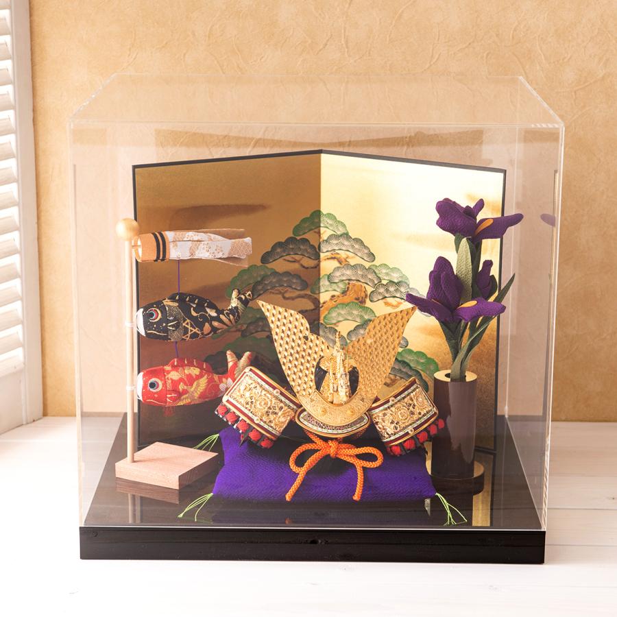 リュウコドウ 五月人形 ケース入り ケース ケース飾り アクリルケース