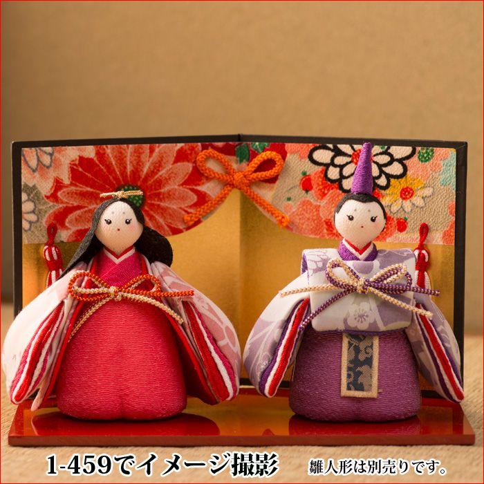 リュウコドウ 屏風 房飾り付き11h 金屏風 雛人形 ひな人形 小道具