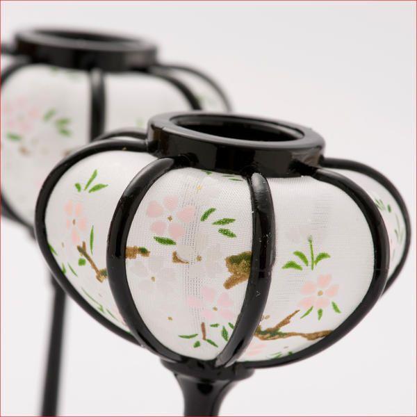 リュウコドウ ボンボリ 雛人形 ひな人形 小道具 雪洞 ぼんぼり 一対9cm