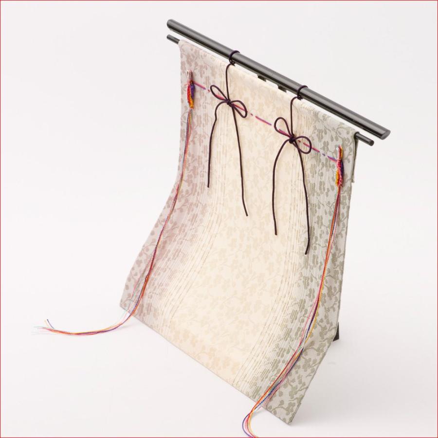 リュウコドウ 几帳 雛人形 ひな人形 小道具 ちりめん 三段ボカシ几帳