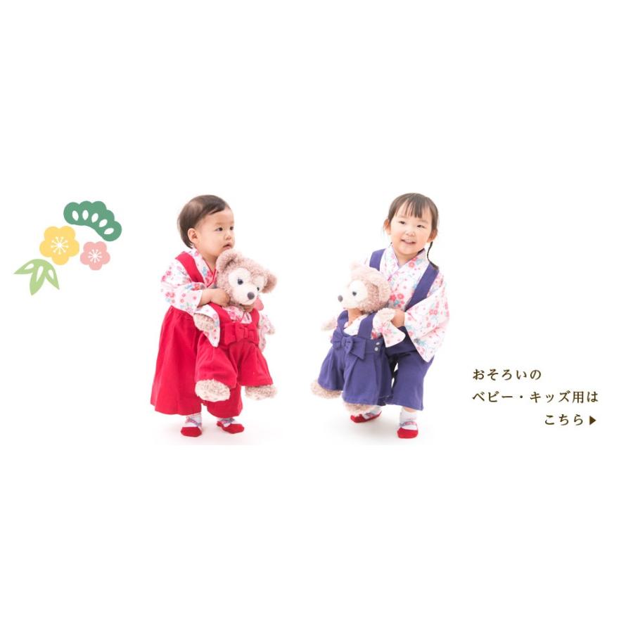メール便送料無料 袴ロンパース ぬいぐるみ ダッフィー シェリーメイ