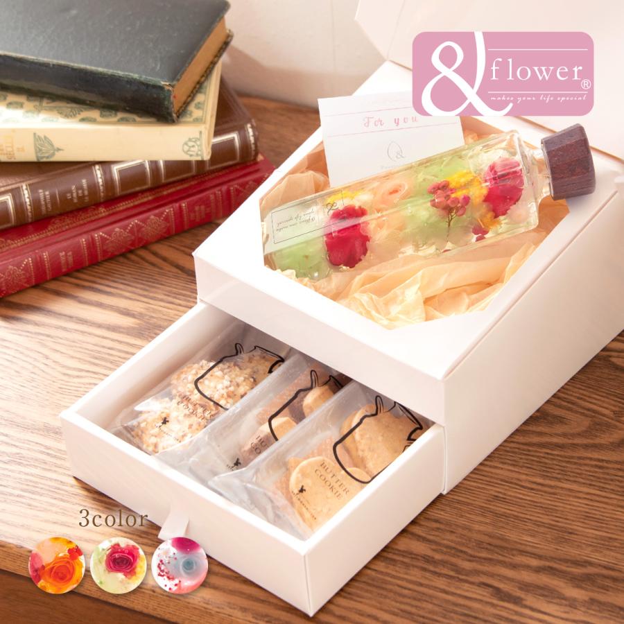 クーポン対象外 ハーバリウム プレゼント ボックス 花 誕生日プレゼント 女性 母 女友達 結婚祝い 誕生日 プリザーブドフラワー ハーバリウムガーデン スイーツセット