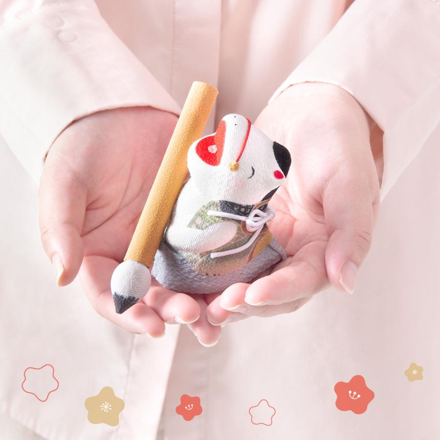 リュウコドウ 新作 干支 置物 午年 午 馬 うま ウマ 干支飾り ちりめん