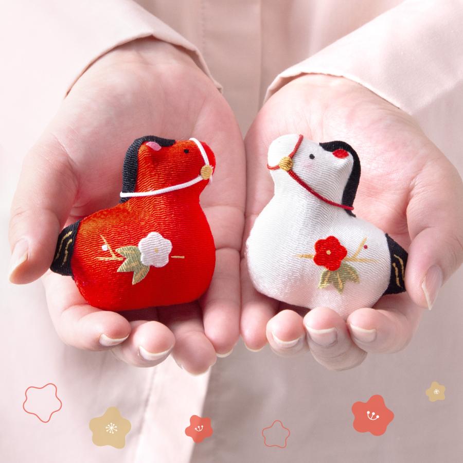 干支飾り ちりめん人形 2025 干支飾り 巳♡ 巳年お正月飾り 卓上タイプ