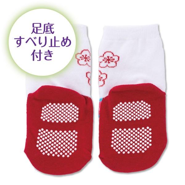 袴ロンパース 靴下 足袋 草履柄ソックス 女の子 男の子 お宮参り