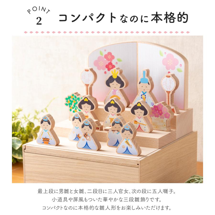 25%OFF 1/29 13時まで 2026年 雛人形 コンパクト お雛様 雛 ひな人形