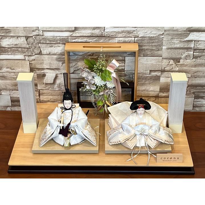 ひな人形　コンパクト平飾り　雛人形_3