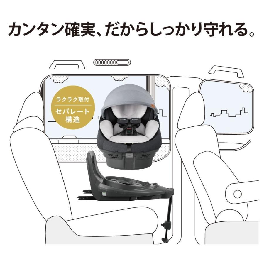 【Combi・コンビ】ホワイトレーベル THE S ザ エス ISOFIX エッグショック ZA-670 チャイルドシート グレー（GL）ブルー（BL）レッド（RD）