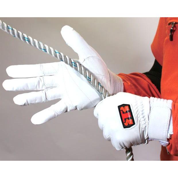 トンボレックス CS-302W レスキュー革手袋 消防 Sサイズ 3双 トンボレックス 牛革製手袋 CS－302R 中厚タイプ ホワイト