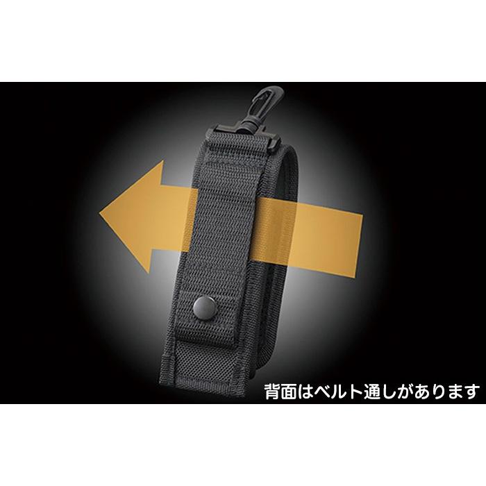 GENTOS AC-524L ジェントス フラッシュライト用ポーチL ライトホルダー 直径50×長さ160-240mmまで適応 ハンディライト用ポーチ|akagi-aaa|02