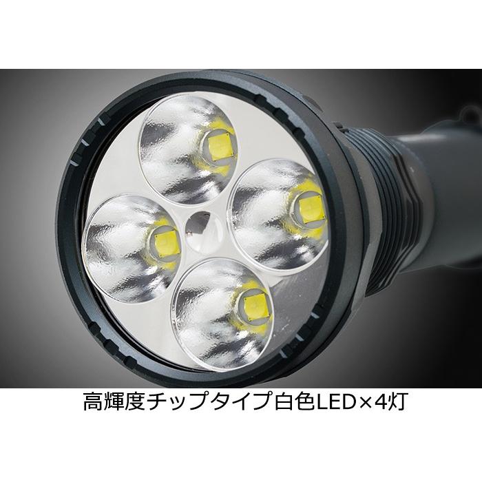 ジェントス 大型 LEDフラッシュライト アルティレックス GENTOS UT-618R 究極の明るさ 最大13000ルーメン ハイパワー懐中電灯｜akagi-aaa｜04