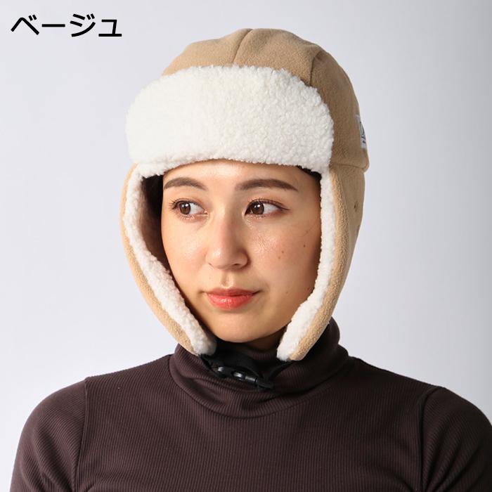 80s〜 ゴアテックス イヤーフラップキャップ 耳当て付き フリース ベージュ Ocean Pacific（オーシャンパシフィック） レディース フライト