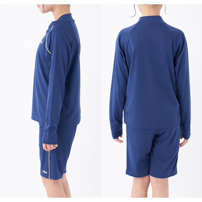 FILA（フィラ） スクール水着 女子 男子 セパレート 長袖 ラッシュ
