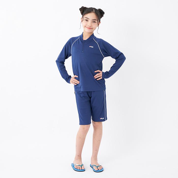FILA（フィラ） スクール水着 女子 男子 セパレート 長袖 ラッシュ