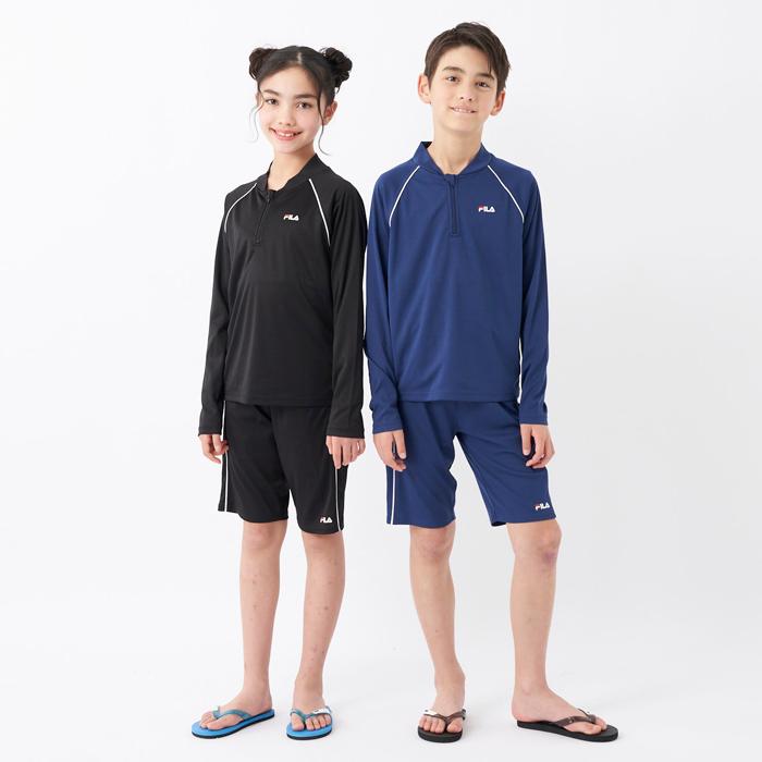 FILA（フィラ） スクール水着 女子 男子 セパレート 長袖 ラッシュ