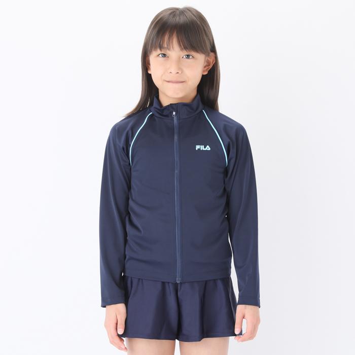 FILA（フィラ） スクール水着 長袖 ラッシュガード キッズ 男女兼用