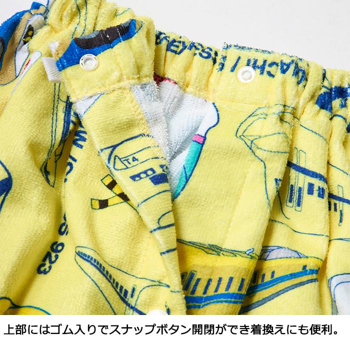 新幹線 巻きタオル ラップタオル 男の子 #126417 子供 3歳〜7歳 : AK