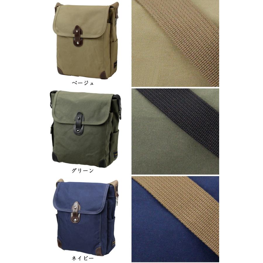 Stitch-on（ステッチオン） 帆布 ショルダーバッグ 日本製 縦型 M