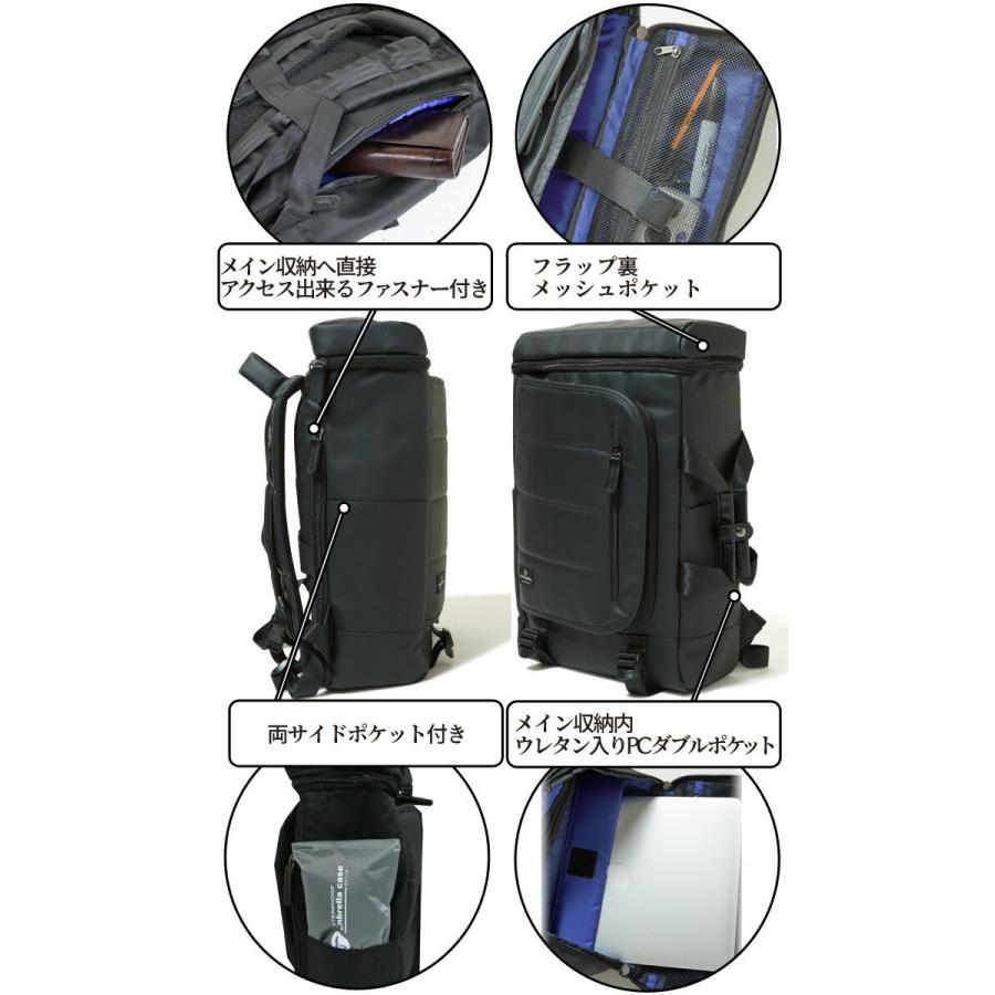 防水 ビジネスバッグ メンズ 2way リュックサック 1ルーム 多機能