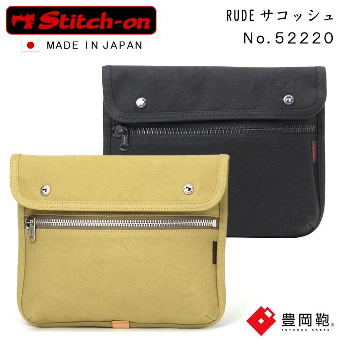 Stitch-on（ステッチオン） 帆布 サコッシュ ショルダーバッグ 豊岡鞄